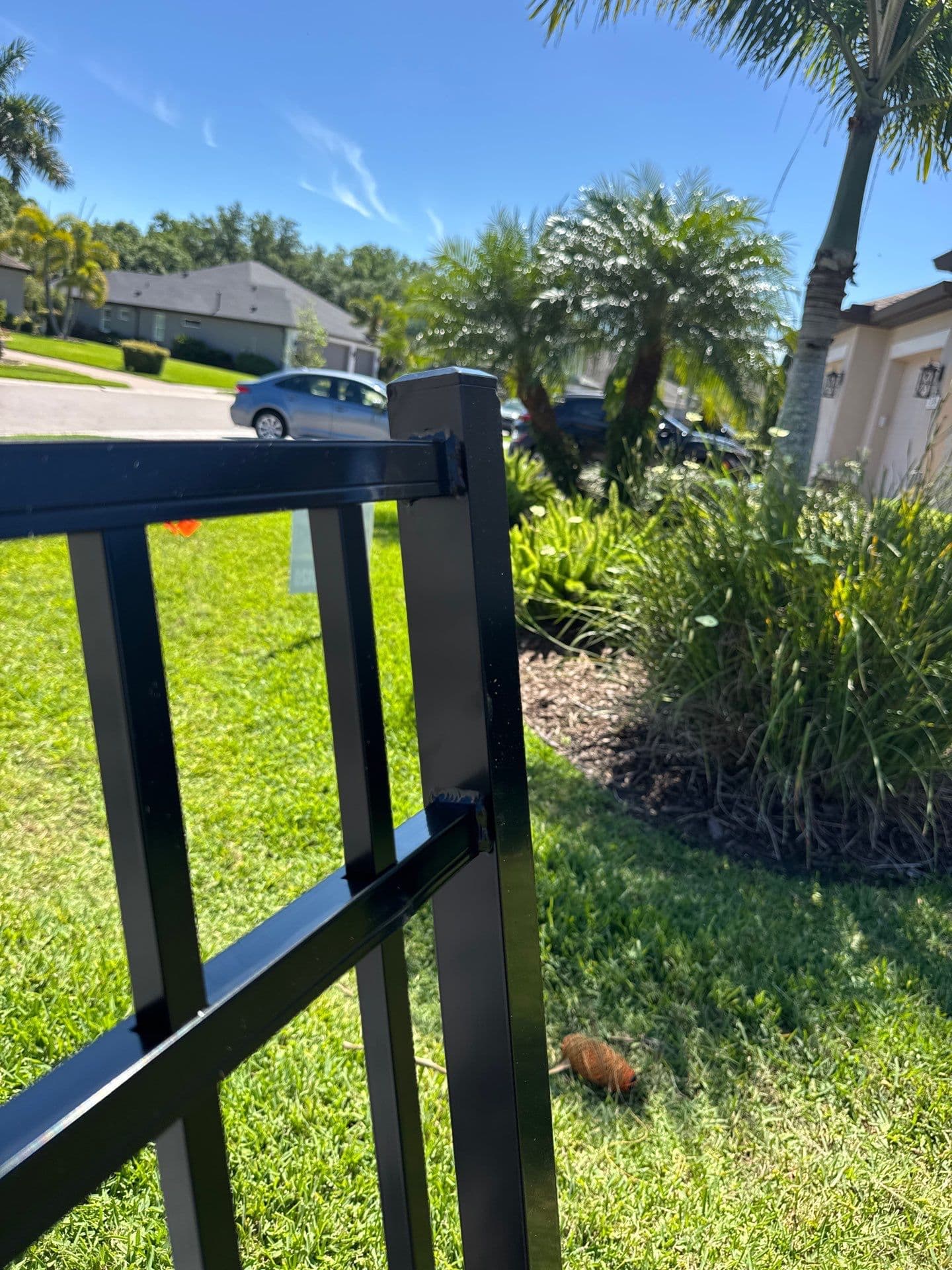 Aluminum Fence installation by ASAP Fence & Gates in Florida