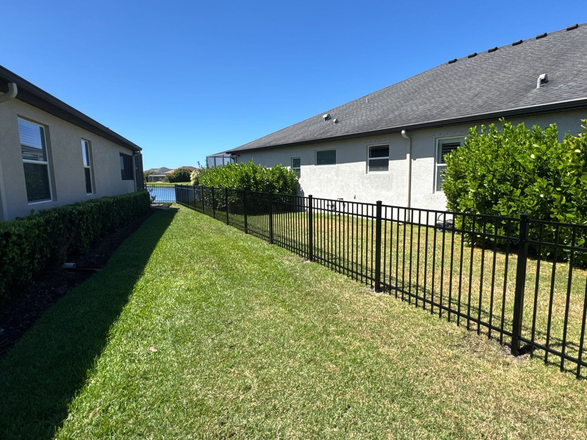 Aluminum Fence installation by ASAP Fence & Gates in Florida