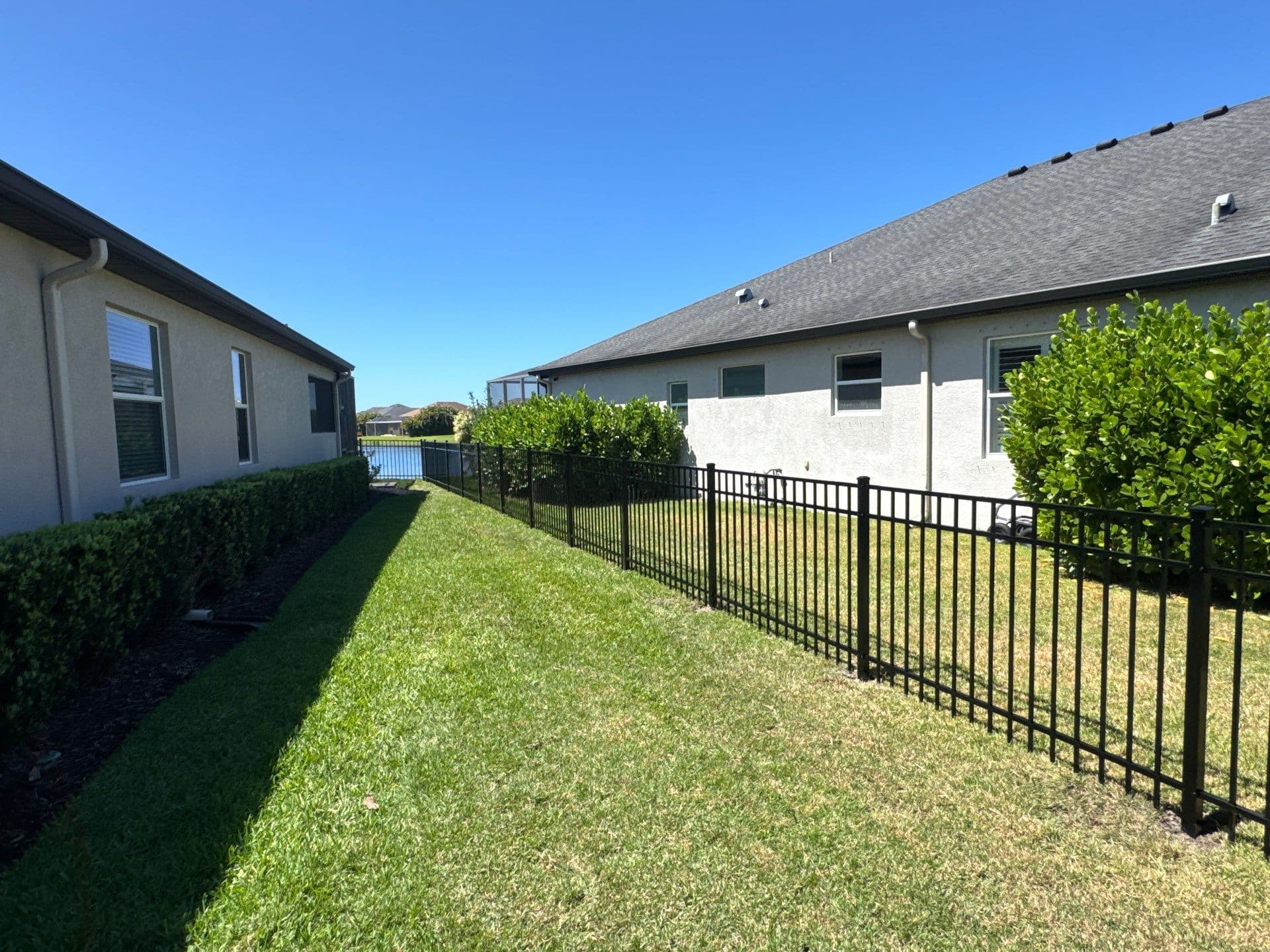 Aluminum Fence installation by ASAP Fence & Gates in Florida