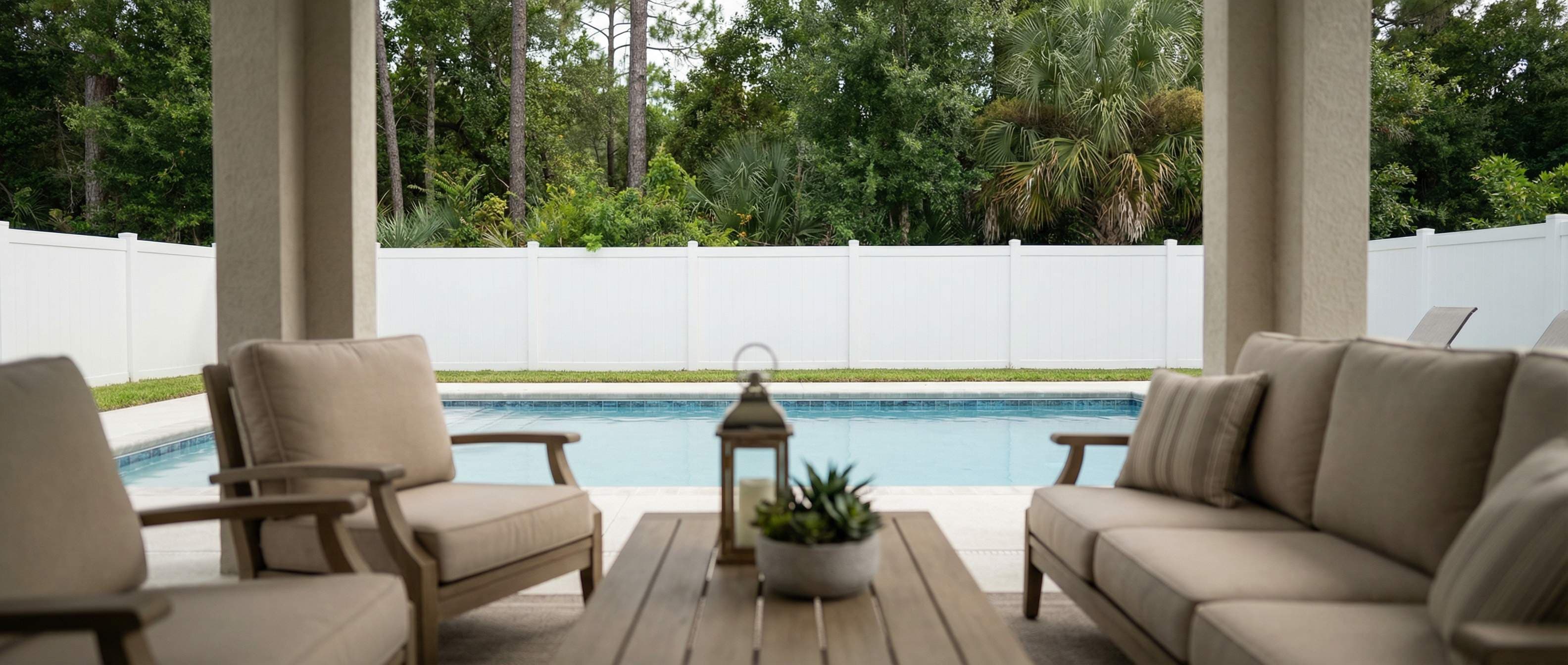 Vinyl Fence installation by ASAP Fence & Gates in Florida